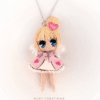 Anime doll pendant necklace, Art doll necklace