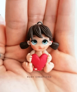 Baby girl pendant necklace, Cute baby necklace