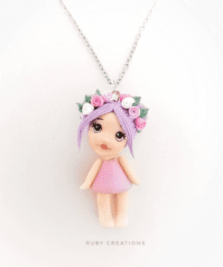 Fairy clay doll, Polymer clay art doll, Handmade doll
