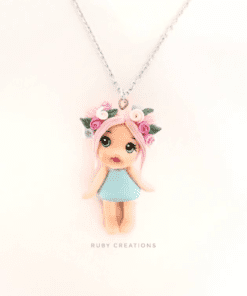 Fairy pendant necklace, Fantasy fairy pendant