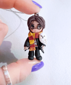 Alternative view of Harry Potter inspired necklace