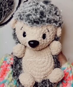 Made-to-Order Crocheted Hedgehog Plushie Toy