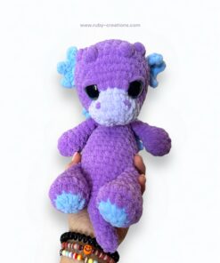 Alternative view of Cute Made-to-Order Amigurumi Amethyst Dragon
