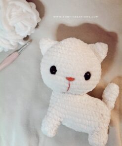 White Kitten Plushie