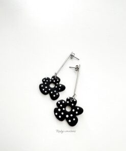 Playful Polka Dot Drop Earrings