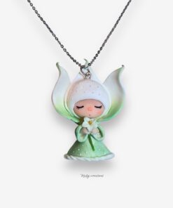 Lily Art Doll Necklace
