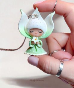 Lily Art Doll Necklace, Complicated Creations