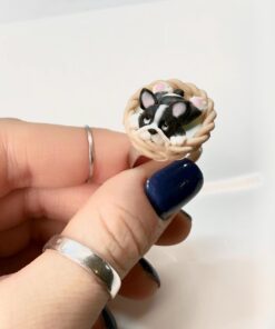 Custom Dog Ring: Dog Jewelry, Adjustable Stainless Steel Gift for Pet Lovers