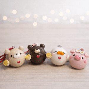 Chubblets Full Collection No. 1 – The Original Four Collectible Charms
