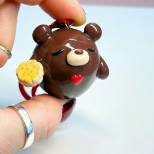 Alternative view of Lord Grizzlyton - Chocolate Bear Chubblet Collectible Charm