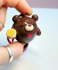 Alternative view of Lord Grizzlyton - Chocolate Bear Chubblet Collectible Charm
