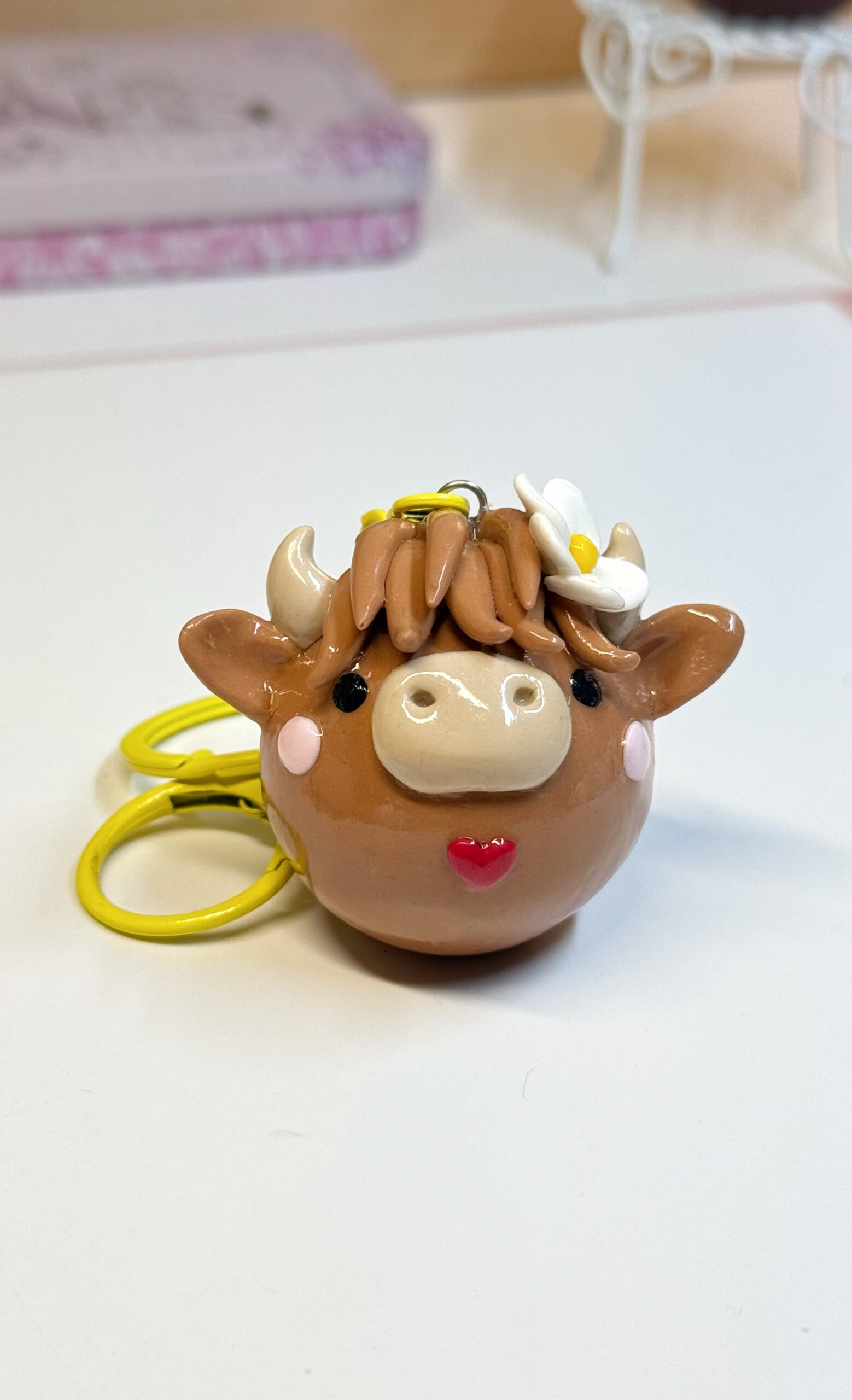 Dame Moorabelle – Highland Cow Chubblet Collectible Charm - Image 2