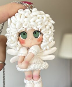 Tilly – Silly Little Angel Doll Necklace (One of a Kind)