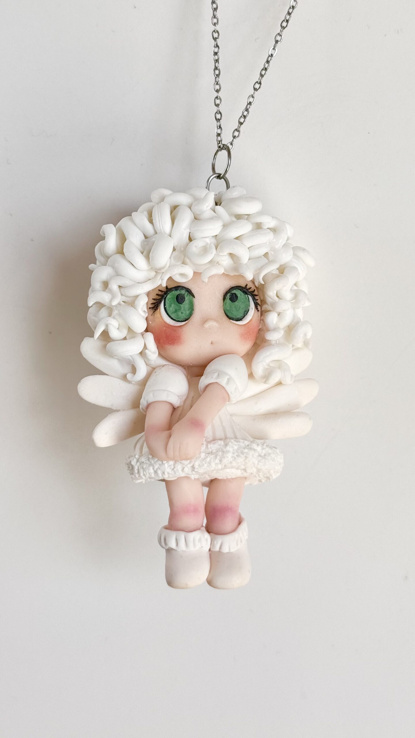 Tilly – Silly Little Angel Doll Necklace (One of a Kind) - Image 3